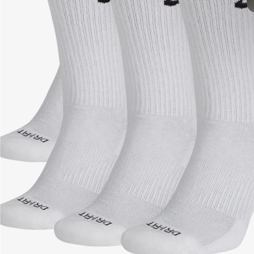 White Nike Everyday Plus Max Cushioned Crew Socks - (6 Pairs) - Picture 3 of 3